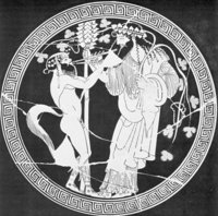 Dionysos auf der Schale des Makron